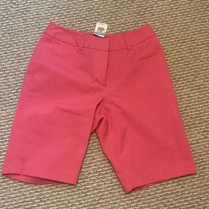 jmcl hot pink bermuda shorts new with tags